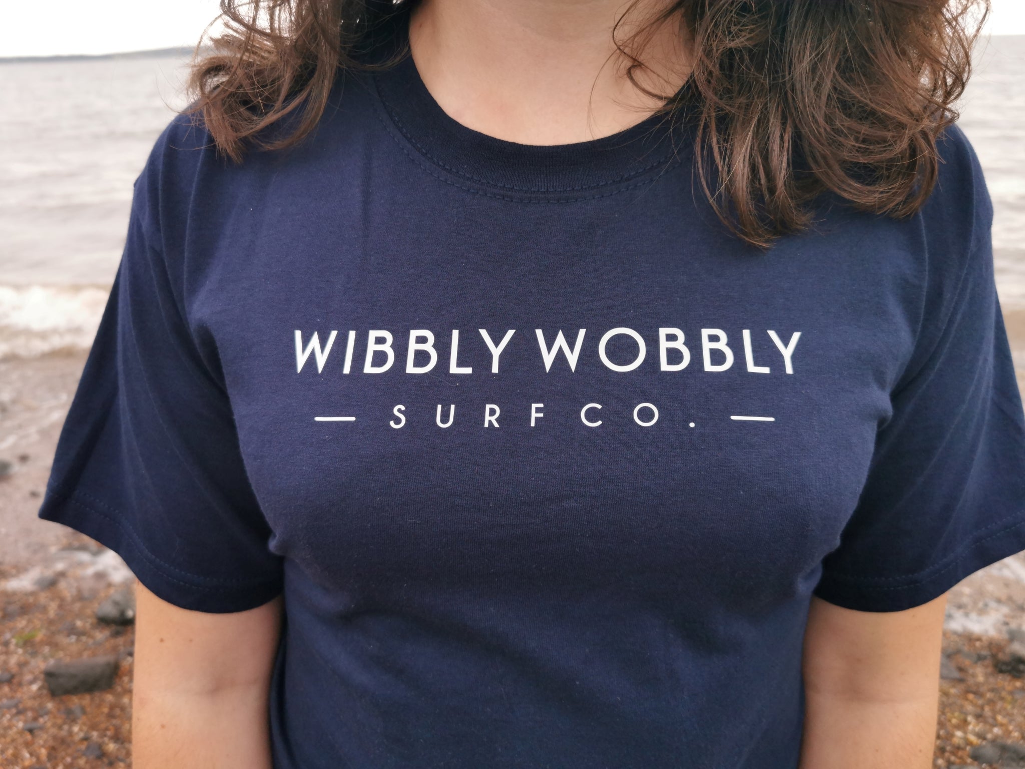 Wibbly Wobbly Origin Navy Unisex T-shirt