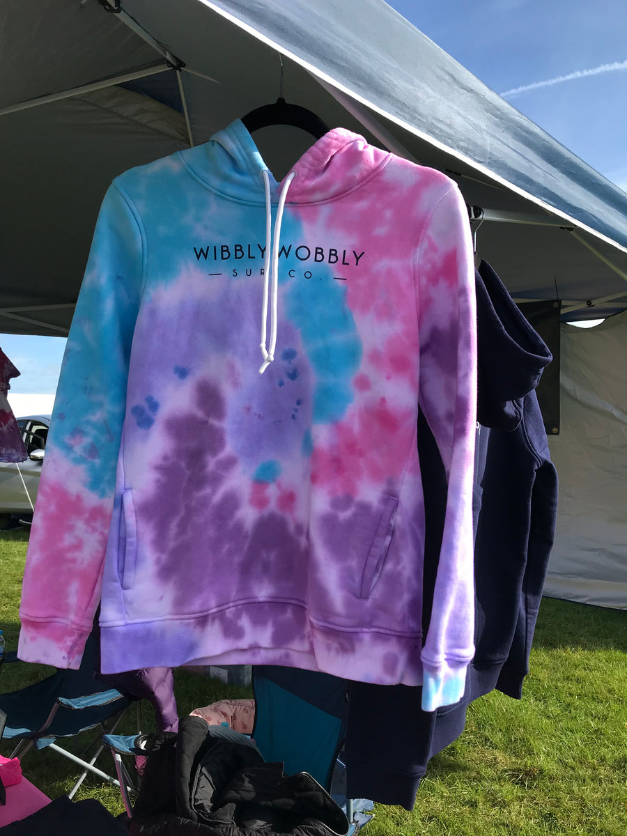 Odd future aqua 2025 tie dye hoodie