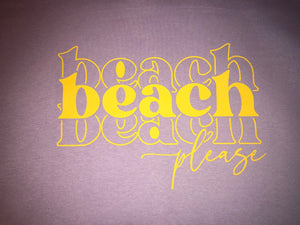 Beach Please Organic Hoodie