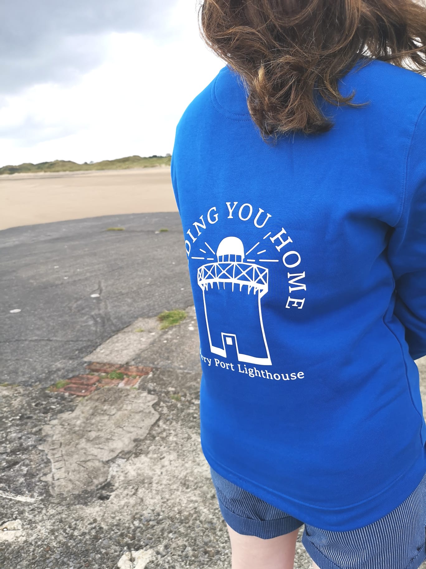 Guiding You Home Burry Port Lighthouse Unisex Sweatshirt