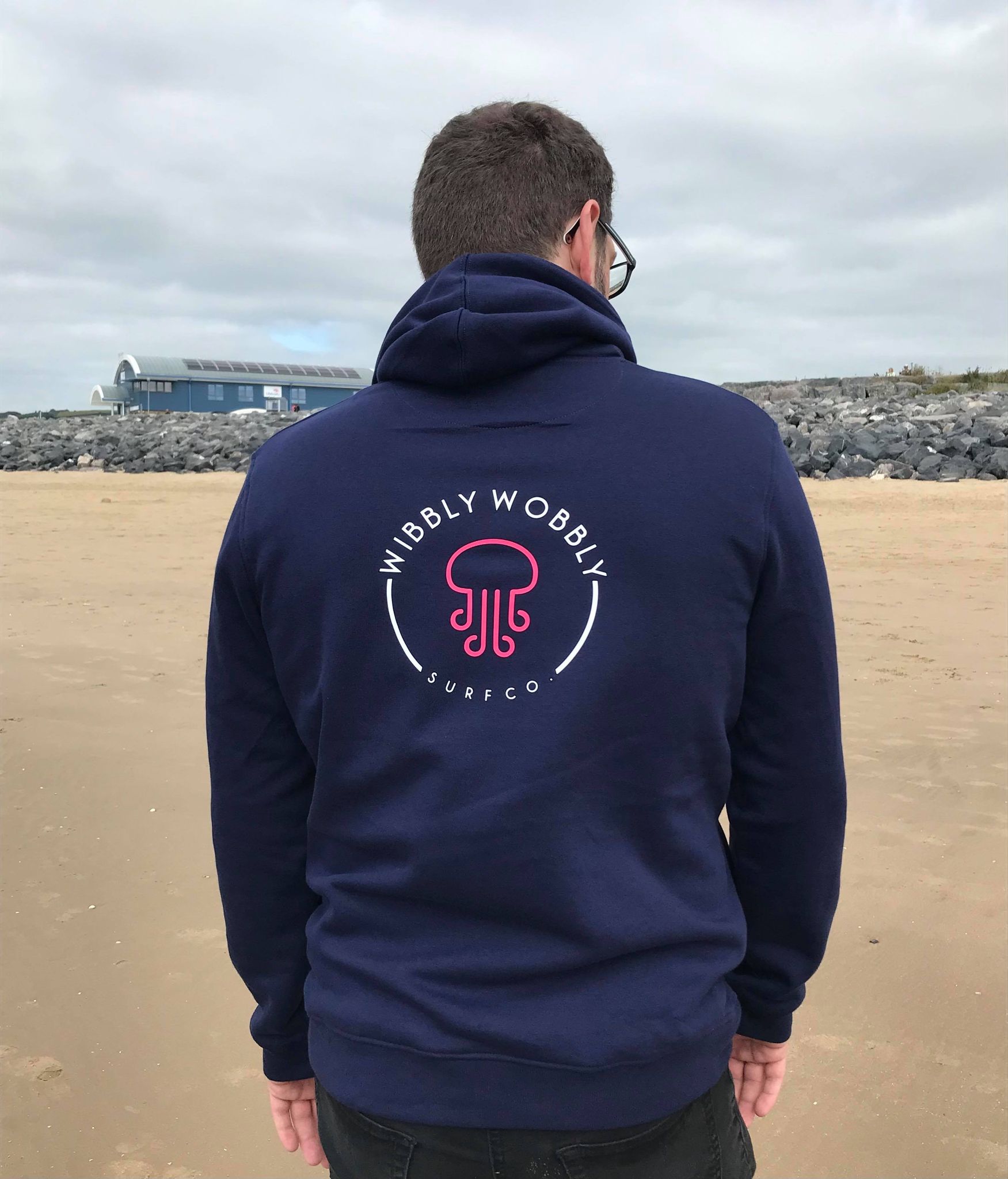 Men's Wibbly Wobbly Origin Organic Hoodie