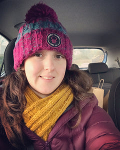 Wibbly Wobbly Cable Knit Scarf