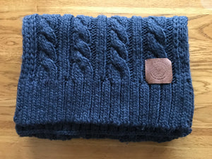 Wibbly Wobbly Cable Knit Scarf