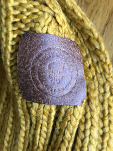 Wibbly Wobbly Cable Knit Scarf